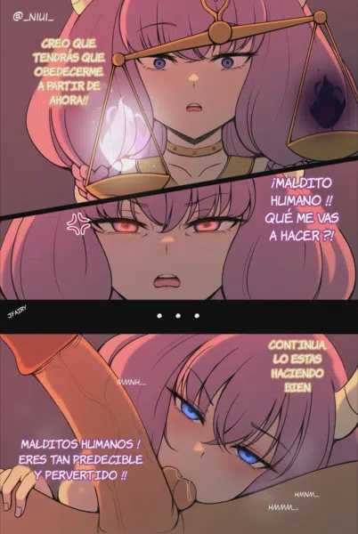 [Niui] ¿Y si Aura perdiese una batalla y fuese obligada a follar?